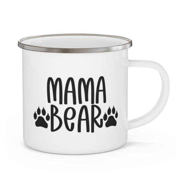 Mama Bear" Enamel Mug - Mothers Day - Adorable and Heartwarming Cup for Moms - - Image 3