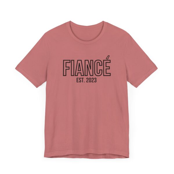 Customized Fiancé Estimated Year T-Shirt - Image 3