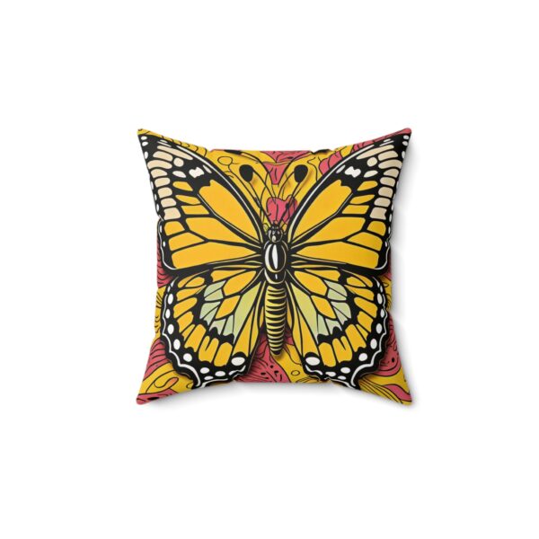 Retro Butterfly Soul Pillow / Elegant Pillow Design / Decorative Home Decor - Image 2