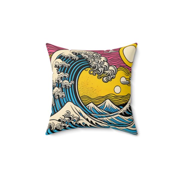 RetroWave Serenity V2 Pillow / Elegant Pillow Design / Decorative Home Decor - Image 2