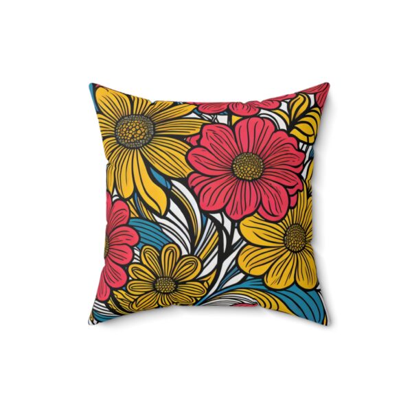 Retro Flower Pillow / Elegant Pillow Design / Decorative Home Decor - Image 4