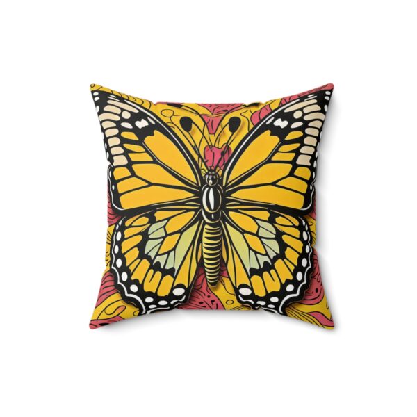 Retro Butterfly Soul Pillow / Elegant Pillow Design / Decorative Home Decor - Image 4