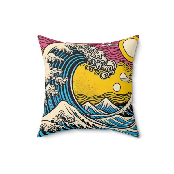 RetroWave Serenity V2 Pillow / Elegant Pillow Design / Decorative Home Decor - Image 5