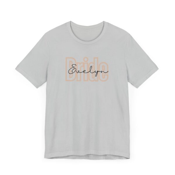 Customized Bride Name T-Shirt - Image 2