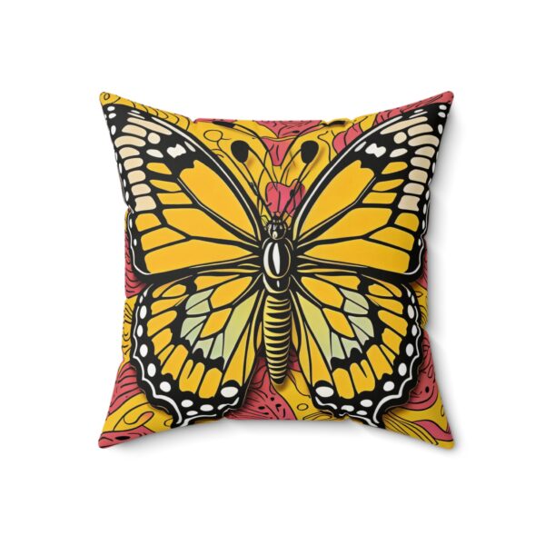 Retro Butterfly Soul Pillow / Elegant Pillow Design / Decorative Home Decor - Image 7