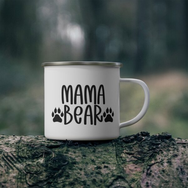 Mama Bear" Enamel Mug - Mothers Day - Adorable and Heartwarming Cup for Moms -