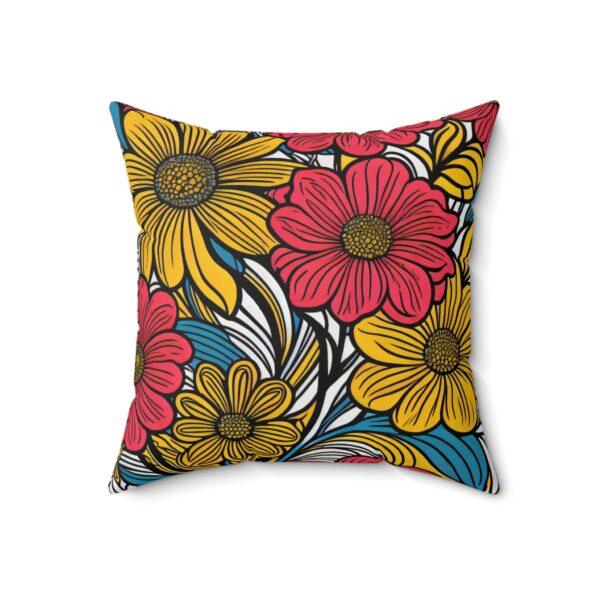 Retro Flower Pillow / Elegant Pillow Design / Decorative Home Decor - Image 7