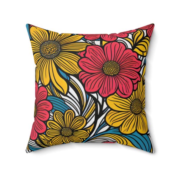 Retro Flower Pillow / Elegant Pillow Design / Decorative Home Decor - Image 10