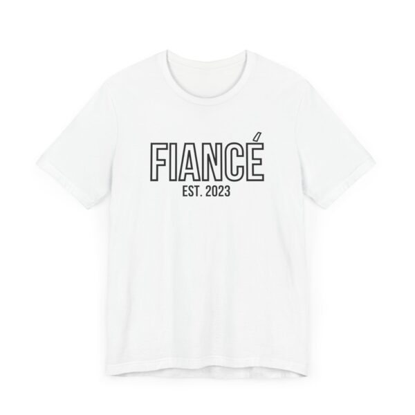 Customized Fiancé Estimated Year T-Shirt - Image 2