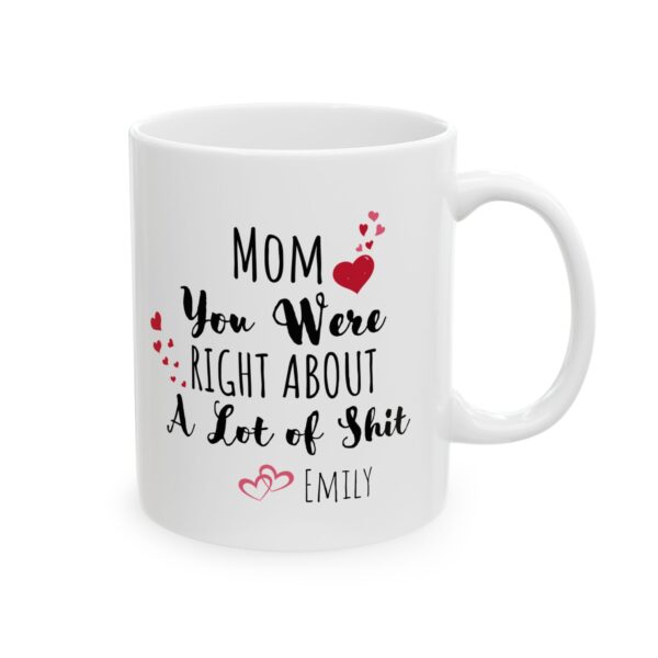 Personalized "Mom's" Ceramic Mug - Mothers Day - Custom Gift for Mom