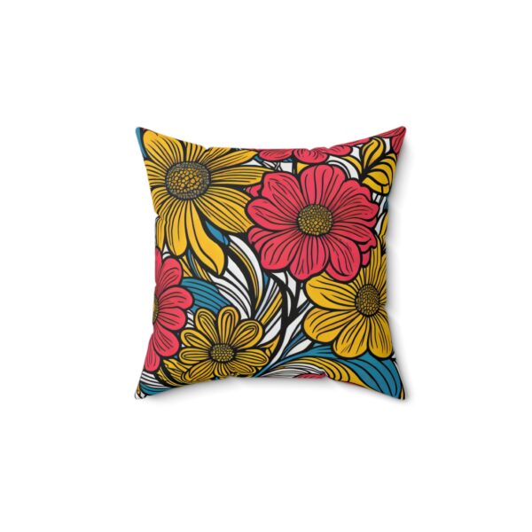 Retro Flower Pillow / Elegant Pillow Design / Decorative Home Decor - Image 2