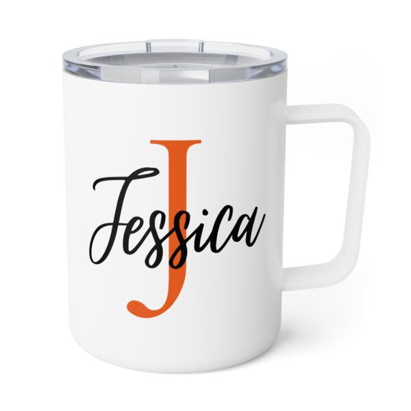 Personalized Coffee Mug with Custom Letter and Name - Unique Gift for Coffee Lovers