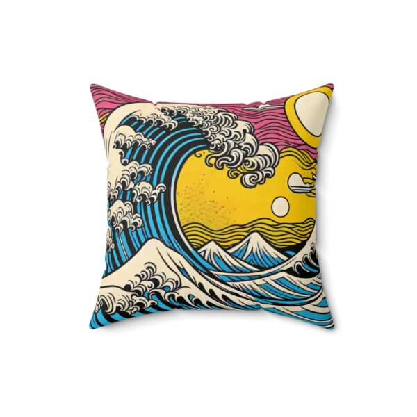 RetroWave Serenity V2 Pillow / Elegant Pillow Design / Decorative Home Decor - Image 4